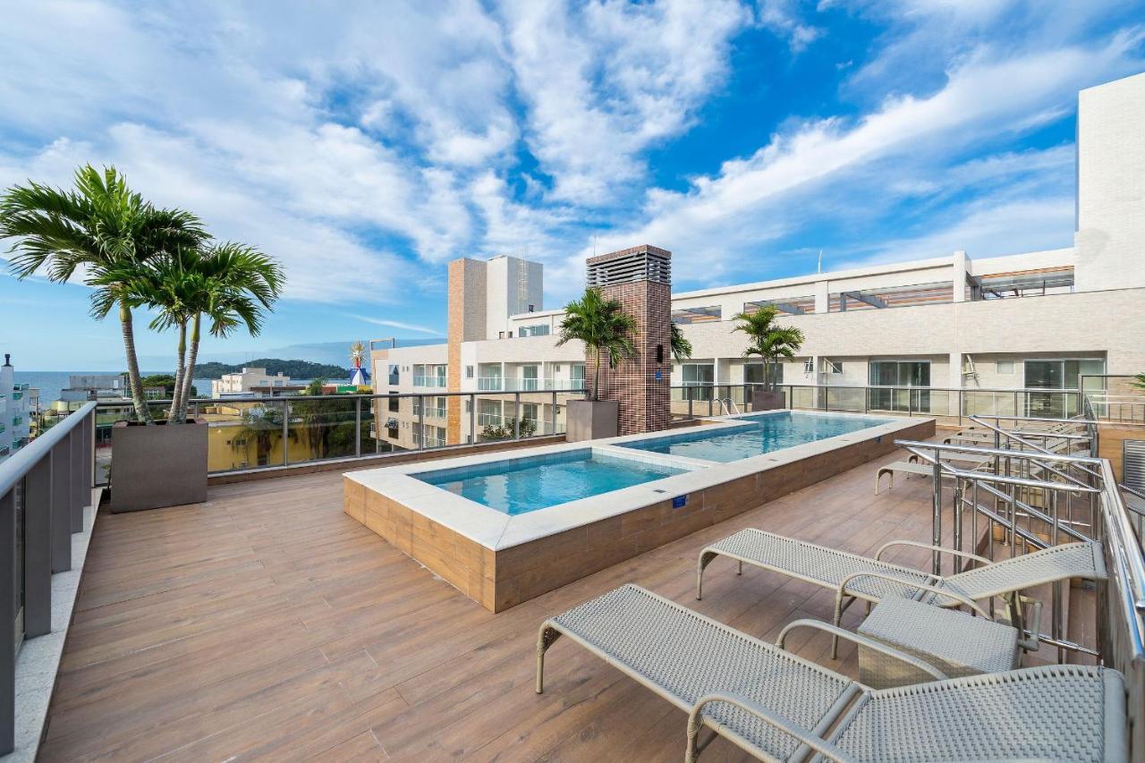 Porto Madero 303 - Apartamento No Centro De Bombinhas - Rooftop Com Piscina E Academia - A Poucos Metros Da Praia - エクステリア 写真